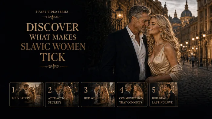 Complimentary 5-Part Video Masterclass: Discover What Makes Slavic Women Tick