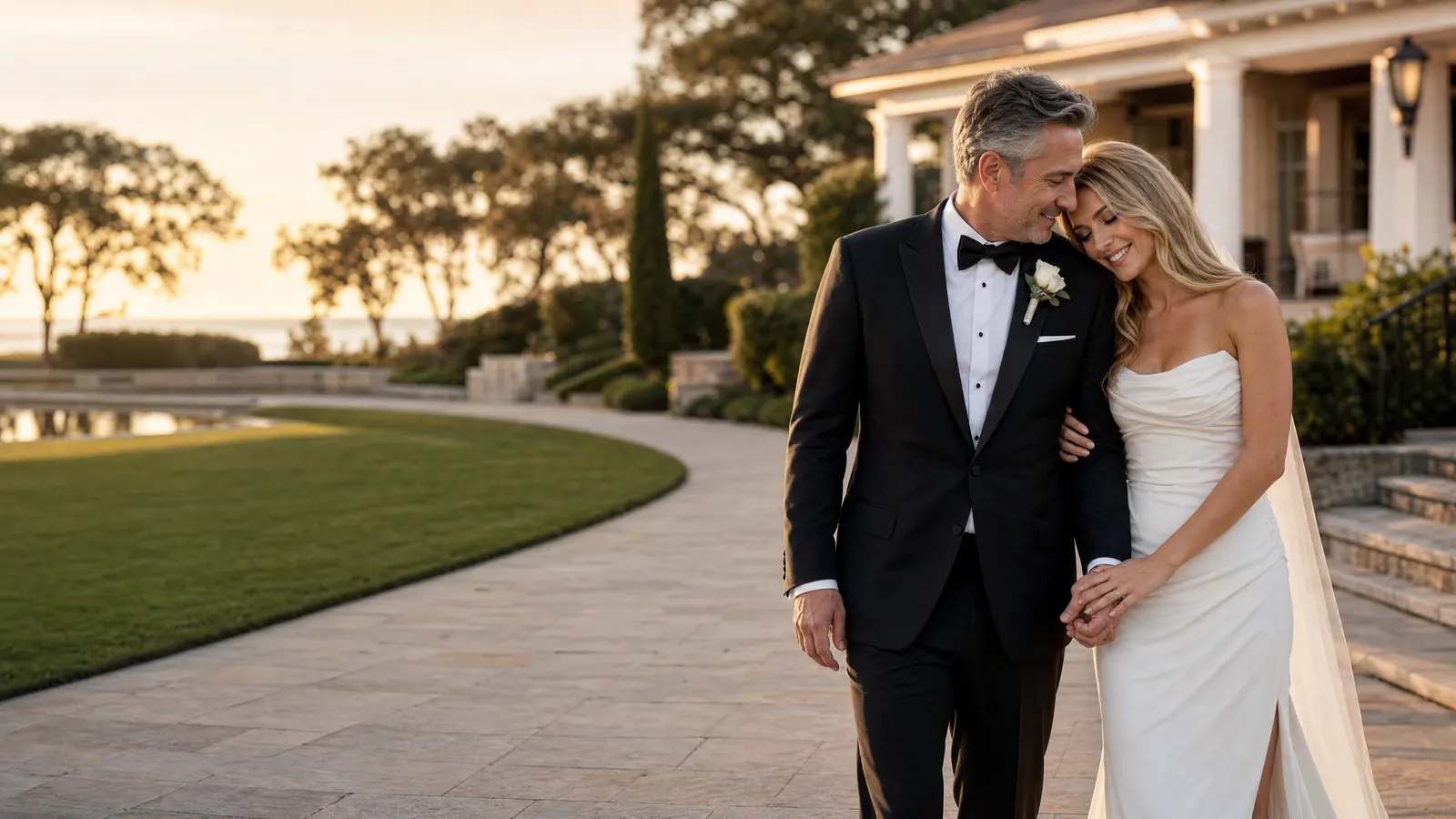 A couple walking together after building a committed relationship